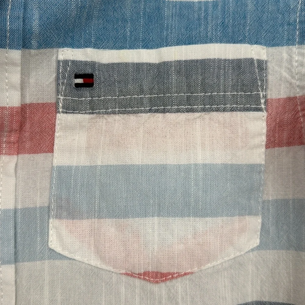 Tommy Hilfiger Boy’s Multicolor Striped Shirt Size Small